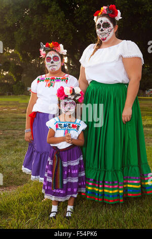 2015 Il Giorno dei Morti - aka Dia de los Muertos - Hollywood Forever Cemetery, Hollywood, California, Stati Uniti d'America Foto Stock