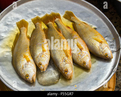 Pesce fresco nel mercato ,Vietnam Foto Stock