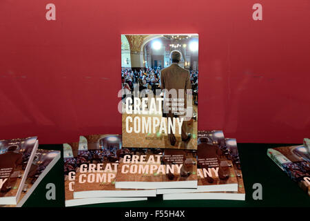 Londra, Regno Unito. 27 ott 2015. Autore Michael Smith lancia il suo nuovo libro "Grande Compagnia", sostenendo il caso per una coscienza-basato il capitalismo e socialmente-driven economia di mercato al centro di Londra di iniziative di cambiamento in London 27.10.2015 Credito: theodore liasi/Alamy Live News Foto Stock
