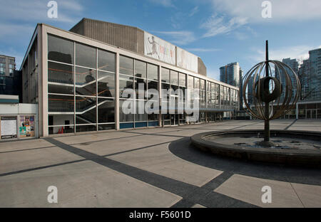 Queen Elizabeth Theatre, Cambie San, nel centro cittadino di Vancouver, Canada Foto Stock