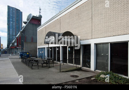 Queen Elizabeth Theatre, Cambie San, nel centro cittadino di Vancouver, Canada Foto Stock