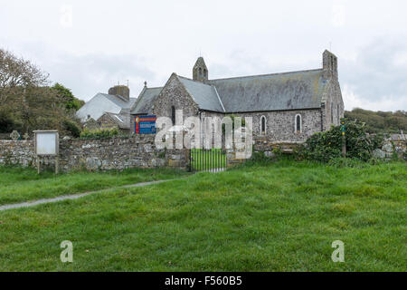 Santa Brigida chiesa di St Brides, Pembrokeshire Foto Stock