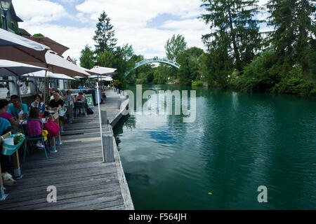 Via Rhôna : Chanaz Foto Stock