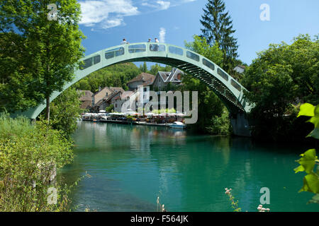 Via Rhôna : Chanaz Foto Stock