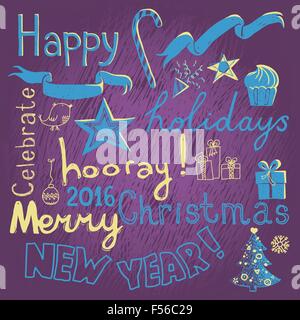 Doodle di vacanza Illustrazione Vettoriale