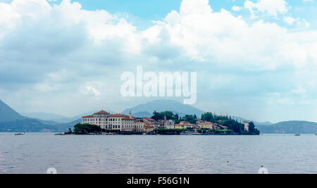 Un isolato a Isola Bella sul Lago Maggiore. Foto Stock