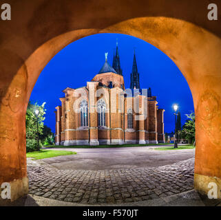 Cattedrale di Uppsala (Svezia) Foto Stock
