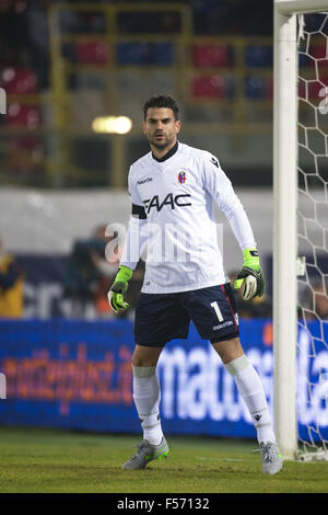 Bologna, Italia. 27 ott 2015. Angelo Da Costa (Bologna) Calcio/Calcetto : Italiano 'Serie A' match tra Bologna FC 0-1 Inter Milan a Stadio Renato Dall'Ara di Bologna, in Italia . © Maurizio Borsari/AFLO/Alamy Live News Foto Stock