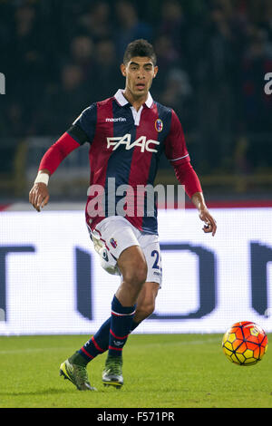 Bologna, Italia. 27 ott 2015. Adam Masina (Bologna) Calcio/Calcetto : Italiano 'Serie A' match tra Bologna FC 0-1 Inter Milan a Stadio Renato Dall'Ara di Bologna, in Italia . © Maurizio Borsari/AFLO/Alamy Live News Foto Stock