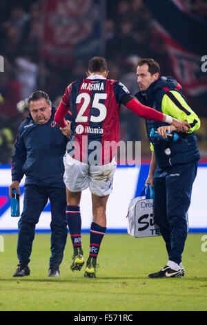 Bologna, Italia. 27 ott 2015. Adam Masina (Bologna) Calcio/Calcetto : Italiano 'Serie A' match tra Bologna FC 0-1 Inter Milan a Stadio Renato Dall'Ara di Bologna, in Italia . © Maurizio Borsari/AFLO/Alamy Live News Foto Stock