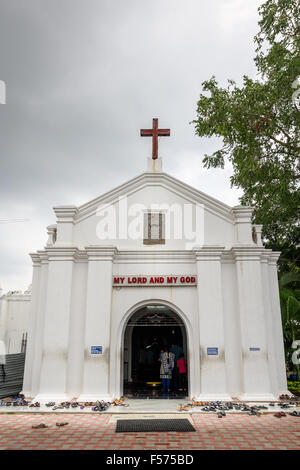 Vecchia chiesa di San Tommaso a Chennai, India Foto Stock