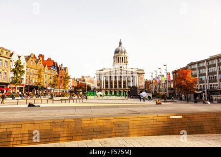 Nottingham City Hall Council House Edificio Piazza del Mercato facciata Nottinghamshire Inghilterra GB UK UE Unione europea Europa 1929 Foto Stock