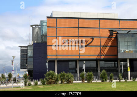 Il SSE Arena Belfast (rinominato nel settembre 2015 - il luogo era precedentemente noto come l'Odyssey Arena). Foto Stock