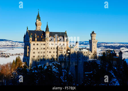 In Germania, in Baviera, Scwangau, il Castello di Neuschwanstein Foto Stock