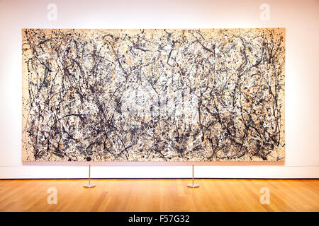 Uno: numero 31 (1950) da Jackson Pollock. MoMA Museum of Modern Art di New York City, Stati Uniti d'America. Foto Stock