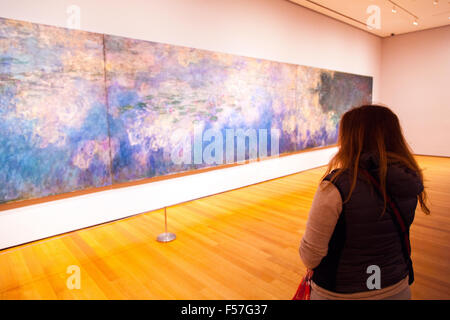 Claude Monet Water Lilies (1914-26) MoMA Museum of Modern Art di New York City, Stati Uniti d'America. Foto Stock