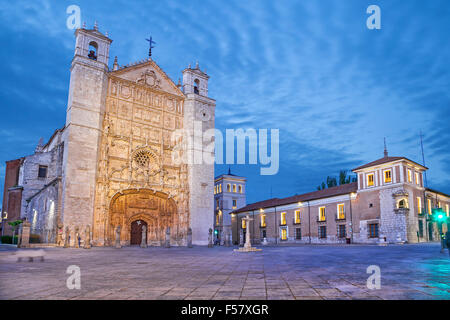 Chiesa di San Pablo su Plaza de San Pablo a Valladolid, Spagna Foto Stock