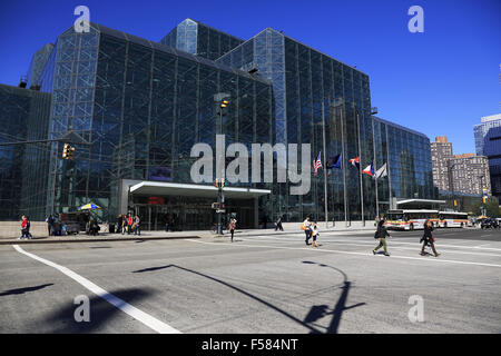 Jacob K. Javits Convention Center aka Javits Center nel west side di Manhattan. La città di New York. Stati Uniti d'America Foto Stock