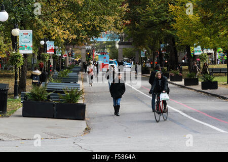 Presso la McGill University Campus in Montreal, Quebec. Foto Stock