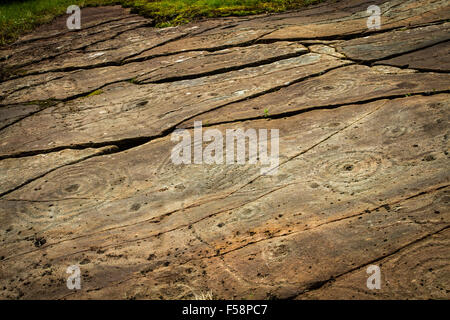 Antica arte rupestre a Kilmartin Glen, Scozia Foto Stock