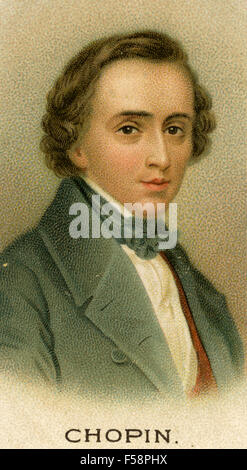 FREDERIC CHOPIN (1810-1849), compositore polacco Foto Stock