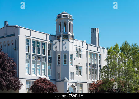 Il punto grigio scuola secondaria (1929), situato nel Kerrisdale e Shaughnessy aree di Vancouver, BC, Canada Foto Stock