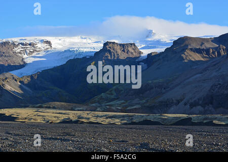 Oraefajokull ghiacciaio Vatnajokull National Park, Islanda Foto Stock