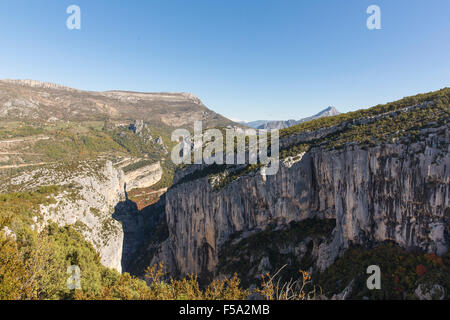 Vista sul Grand Canyon du Verdon Foto Stock