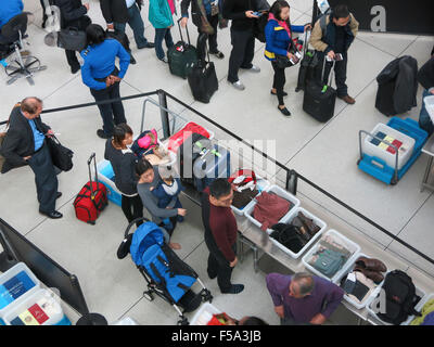 Il terminal 1 dell'Aeroporto Internazionale John F. Kennedy di New York Foto Stock