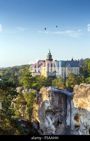 Castello Hruba Skala, Paradiso Boemo, Cesky Raj, Repubblica Ceca, Europa Foto Stock