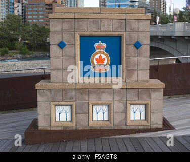 Royal Canadian Legion monumento sulla Memorial Drive, dedicato ai soldati che hanno combattuto nella Grande Guerra. Foto Stock