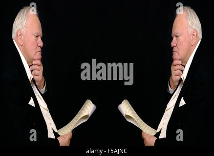 Sir Patrick Moore fratello Foto Stock