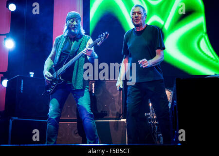 Assago Milano Italia. 31 ottobre 2015. Il British rock band Deep Purple si esibisce dal vivo sul palco al Mediolanum Forum durante il 'tour europeo 2015' Credit: Rodolfo Sassano/Alamy Live News Foto Stock