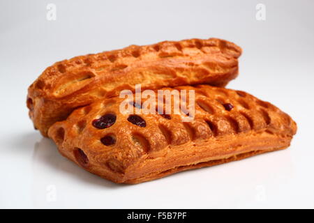 Viennoiserie. Apple e mirtillo pasta sfoglia. Foto Stock