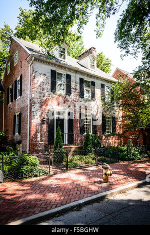 Nicholson House, 111 Queen Street, Chestertown, Maryland Foto Stock