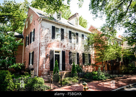 Nicholson House, 111 Queen Street, Chestertown, Maryland Foto Stock