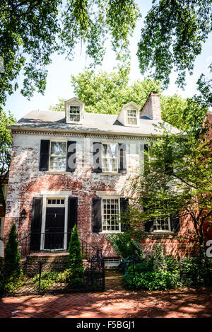 Nicholson House, 111 Queen Street, Chestertown, Maryland Foto Stock