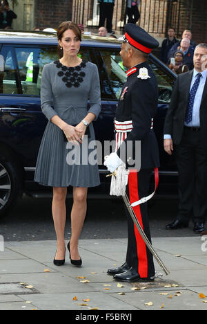 Londra, UK, 27 OTT 2015: Catherine Duchessa di Cambridge assiste la possibilità UK evento di beneficenza a Islington Town Hall di Londra Foto Stock