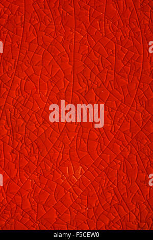 Crackled sfondo di vetro con la linea di rete, l'uomo ha fatto sfondo Foto Stock