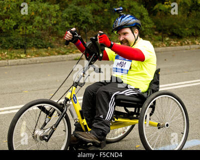 New York, New York, Stati Uniti d'America. 01 Nov, 2015. New York City Marathon. Maratona di New York, al Central Park di New York, NY USA Credito: Frank Rocco/Alamy Live News Foto Stock