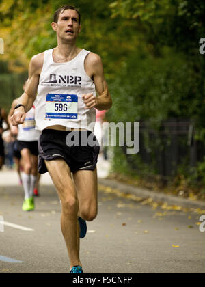 New York, New York, Stati Uniti d'America. 01 Nov, 2015. New York City Marathon. Maratona di New York, al Central Park di New York, NY USA Credito: Frank Rocco/Alamy Live News Foto Stock