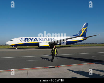 Ryanair Boeing 737-800 su Weeze Aeroporto NRN Germania Foto Stock