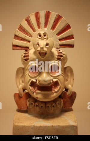 Ritratto nave Moche, Apogee Epoch (1AD- 800AD) Foto Stock