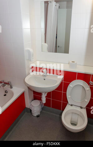 Bagno dell'Hotel Foto Stock