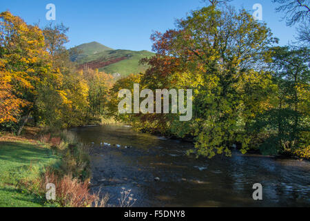 Ilam nel picco Distrist, vicino a Ashbourne, Derbyshire, in Inghilterra. Foto Stock