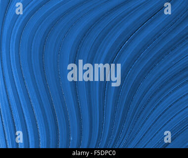 Un blu swirly curva linee per uno sfondo Foto Stock