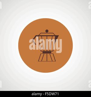 Vettore di caffè design. icona caffettiera Illustrazione Vettoriale