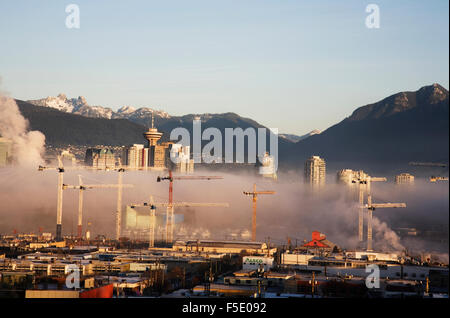 Skyline di Vancouver BC nel 2007 Foto Stock