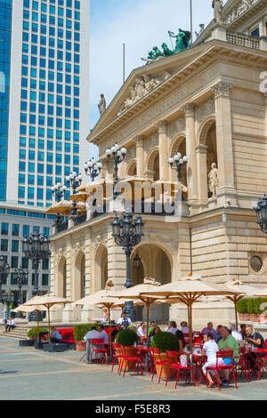L'Alte Oper (antico teatro dell'Opera), Frankfurt am Main, Hesse, Germania, Europa Foto Stock