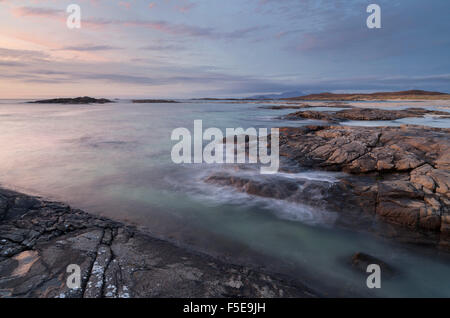 Sanna Bay sulla penisola a Ardnamurchan, Inverness-shire, Scotland, Regno Unito, Europa Foto Stock